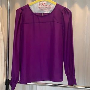 J CREW Violet Blouse